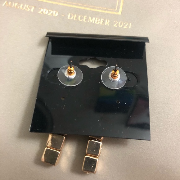 ASOS ANGEL BLOCK DROP EARRINGS - Picture 4 of 4